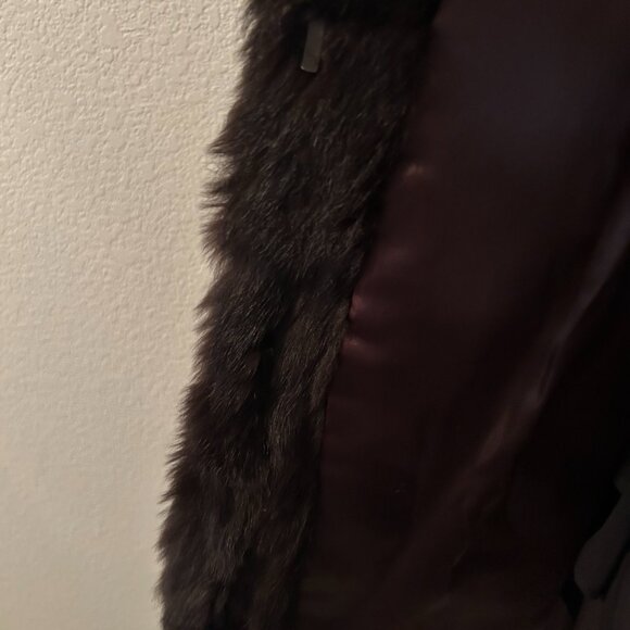 Vintage Rabbit Fur Jacket Black - Picture 5 of 7